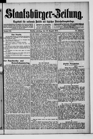 Staatsbürger-Zeitung on Aug 16, 1912