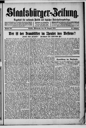 Staatsbürger-Zeitung vom 28.08.1912