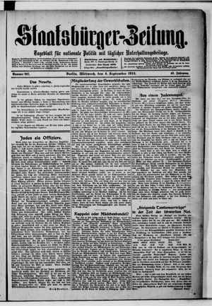 Staatsbürger-Zeitung vom 04.09.1912