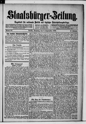 Staatsbürger-Zeitung vom 08.09.1912