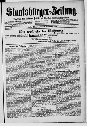 Staatsbürger-Zeitung vom 24.09.1912