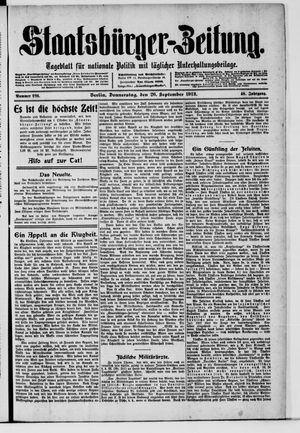 Staatsbürger-Zeitung vom 26.09.1912