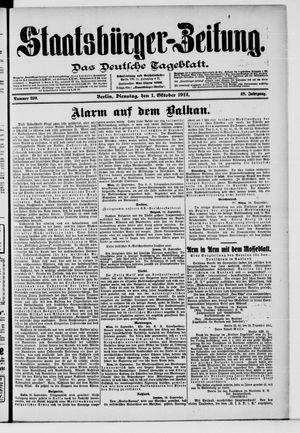 Staatsbürger-Zeitung vom 01.10.1912