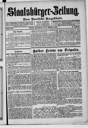 Staatsbürger-Zeitung vom 05.10.1912
