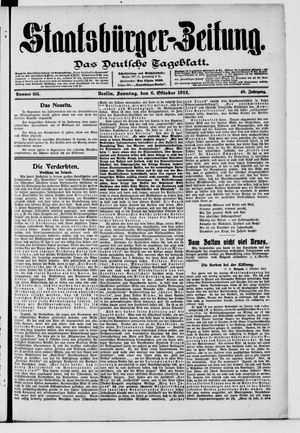 Staatsbürger-Zeitung vom 06.10.1912