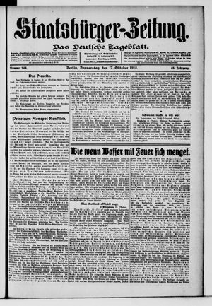 Staatsbürger-Zeitung vom 17.10.1912
