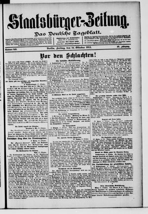 Staatsbürger-Zeitung vom 18.10.1912