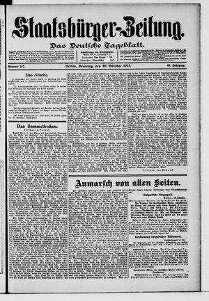 Staatsbürger-Zeitung on Oct 20, 1912