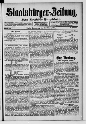 Staatsbürger-Zeitung vom 24.10.1912