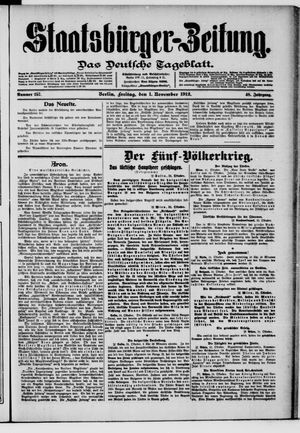 Staatsbürger-Zeitung vom 01.11.1912