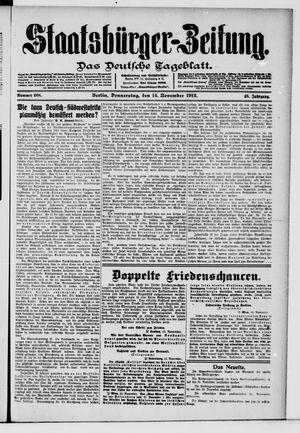 Staatsbürger-Zeitung vom 14.11.1912