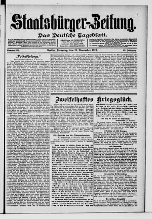 Staatsbürger-Zeitung vom 19.11.1912