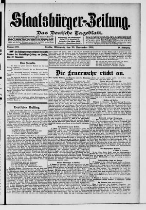 Staatsbürger-Zeitung vom 20.11.1912