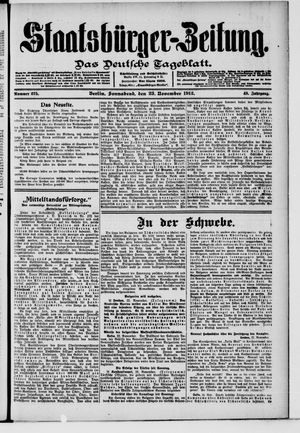 Staatsbürger-Zeitung vom 23.11.1912