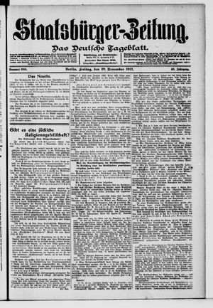 Staatsbürger-Zeitung vom 29.11.1912