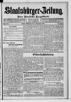 Staatsbürger-Zeitung vom 04.12.1912