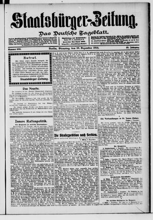 Staatsbürger-Zeitung vom 10.12.1912