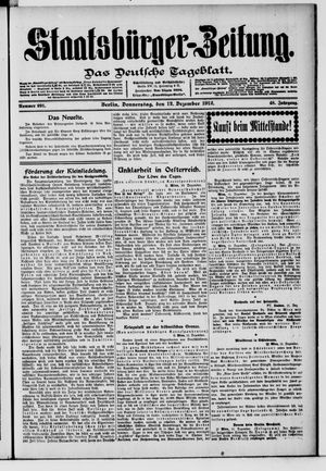 Staatsbürger-Zeitung vom 12.12.1912