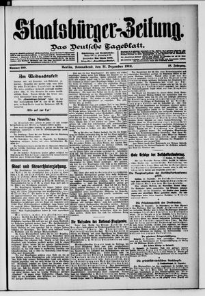 Staatsbürger-Zeitung on Dec 21, 1912