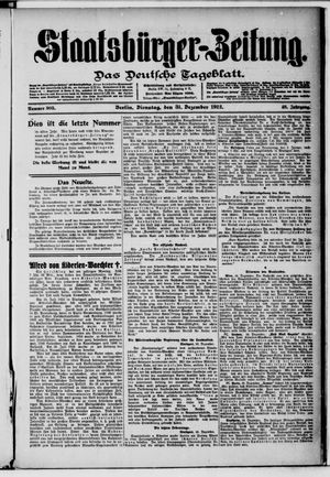 Staatsbürger-Zeitung vom 31.12.1912