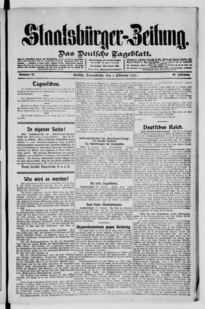 Staatsbürger-Zeitung on Feb 1, 1913