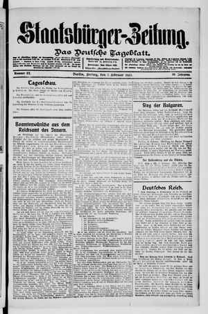 Staatsbürger-Zeitung vom 07.02.1913