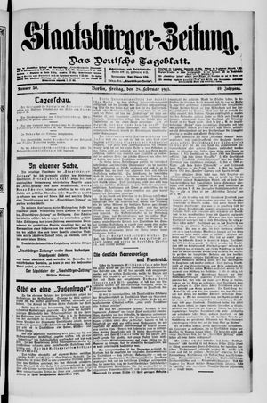 Staatsbürger-Zeitung vom 28.02.1913