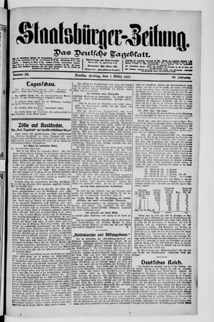 Staatsbürger-Zeitung on Mar 7, 1913