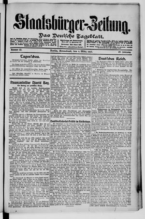 Staatsbürger-Zeitung on Mar 8, 1913