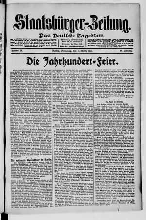 Staatsbürger-Zeitung on Mar 11, 1913
