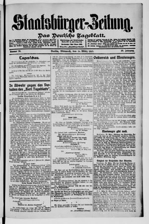 Staatsbürger-Zeitung vom 26.03.1913