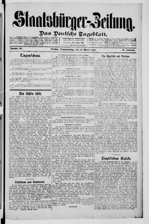 Staatsbürger-Zeitung vom 17.04.1913