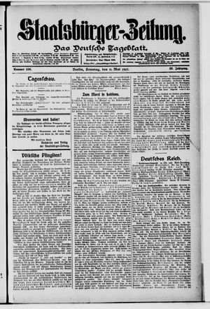 Staatsbürger-Zeitung vom 11.05.1913