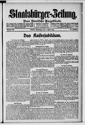 Staatsbürger-Zeitung vom 17.06.1913