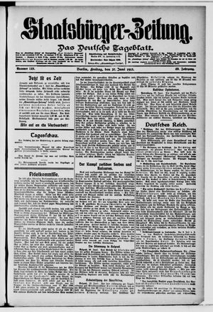 Staatsbürger-Zeitung vom 27.06.1913