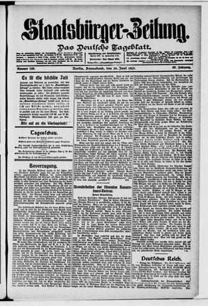 Staatsbürger-Zeitung vom 28.06.1913