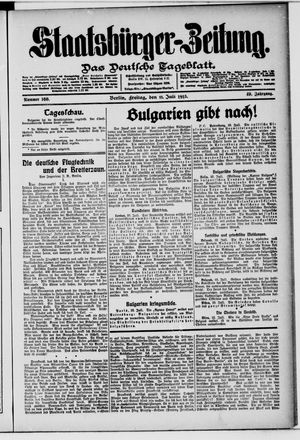 Staatsbürger-Zeitung vom 11.07.1913