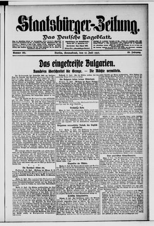 Staatsbürger-Zeitung vom 12.07.1913