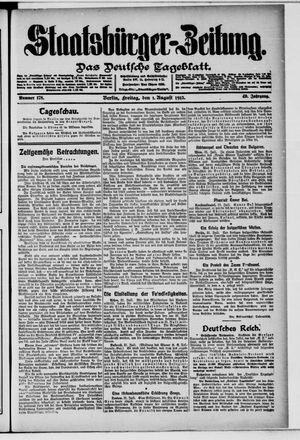 Staatsbürger-Zeitung vom 01.08.1913