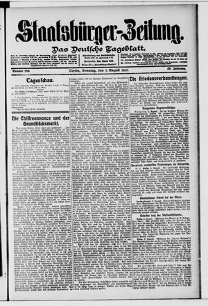 Staatsbürger-Zeitung vom 03.08.1913
