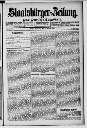 Staatsbürger-Zeitung vom 05.08.1913
