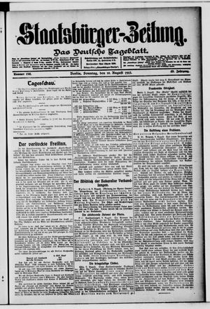Staatsbürger-Zeitung vom 10.08.1913