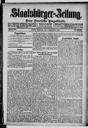 Staatsbürger-Zeitung vom 02.09.1913