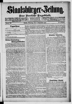 Staatsbürger-Zeitung vom 09.09.1913