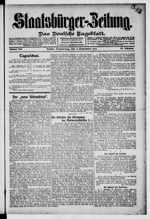 Staatsbürger-Zeitung vom 11.09.1913
