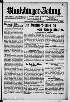 Staatsbürger-Zeitung vom 05.11.1913