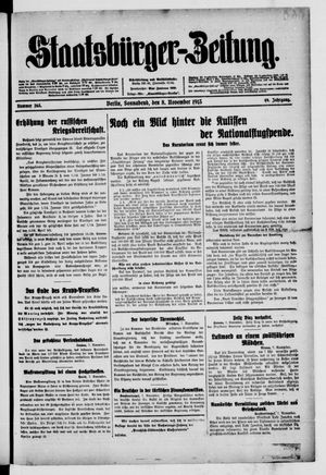 Staatsbürger-Zeitung vom 08.11.1913