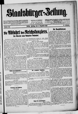 Staatsbürger-Zeitung vom 05.12.1913