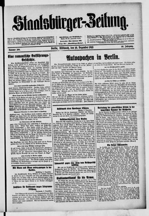 Staatsbürger-Zeitung vom 10.12.1913