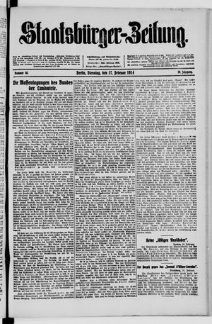 Staatsbürger-Zeitung vom 17.02.1914